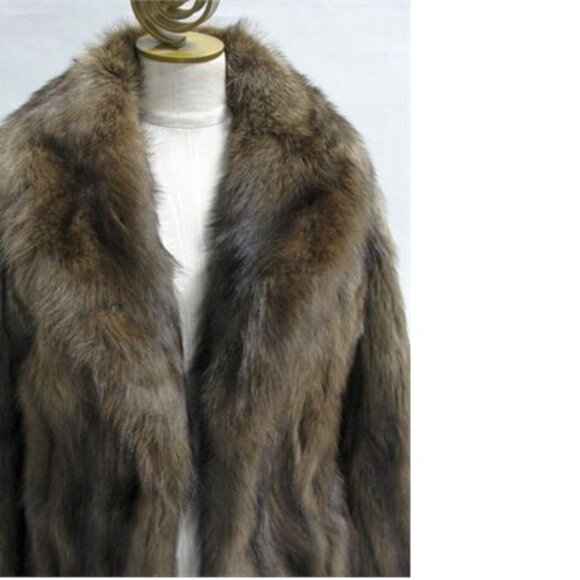 Bergdorf Goodman Vintage Mink Fur Coat Woman Medium Fit Excellent Condition - Picture 4 of 10